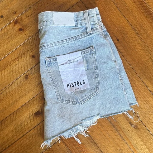 NWT PISTOLA Nova Denim Shorts - Picture 7 of 12